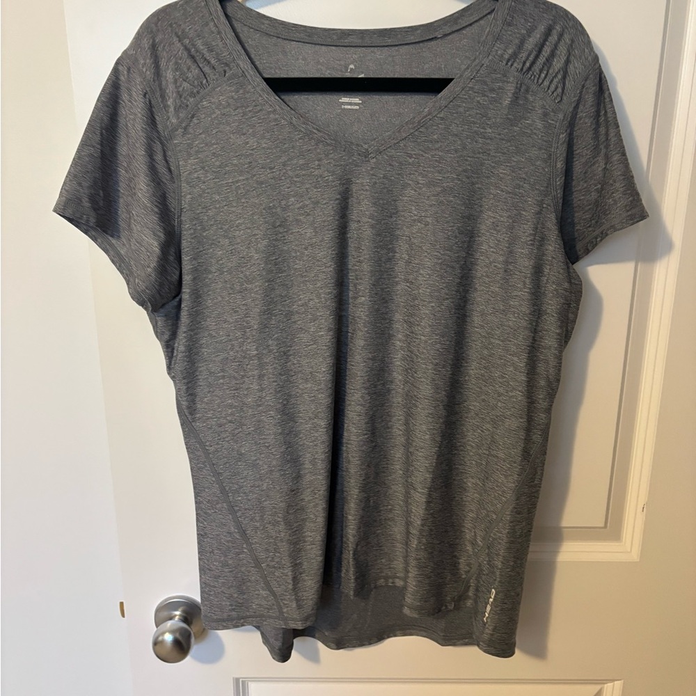 Head Gray Relaxed Short Sleeve Tee